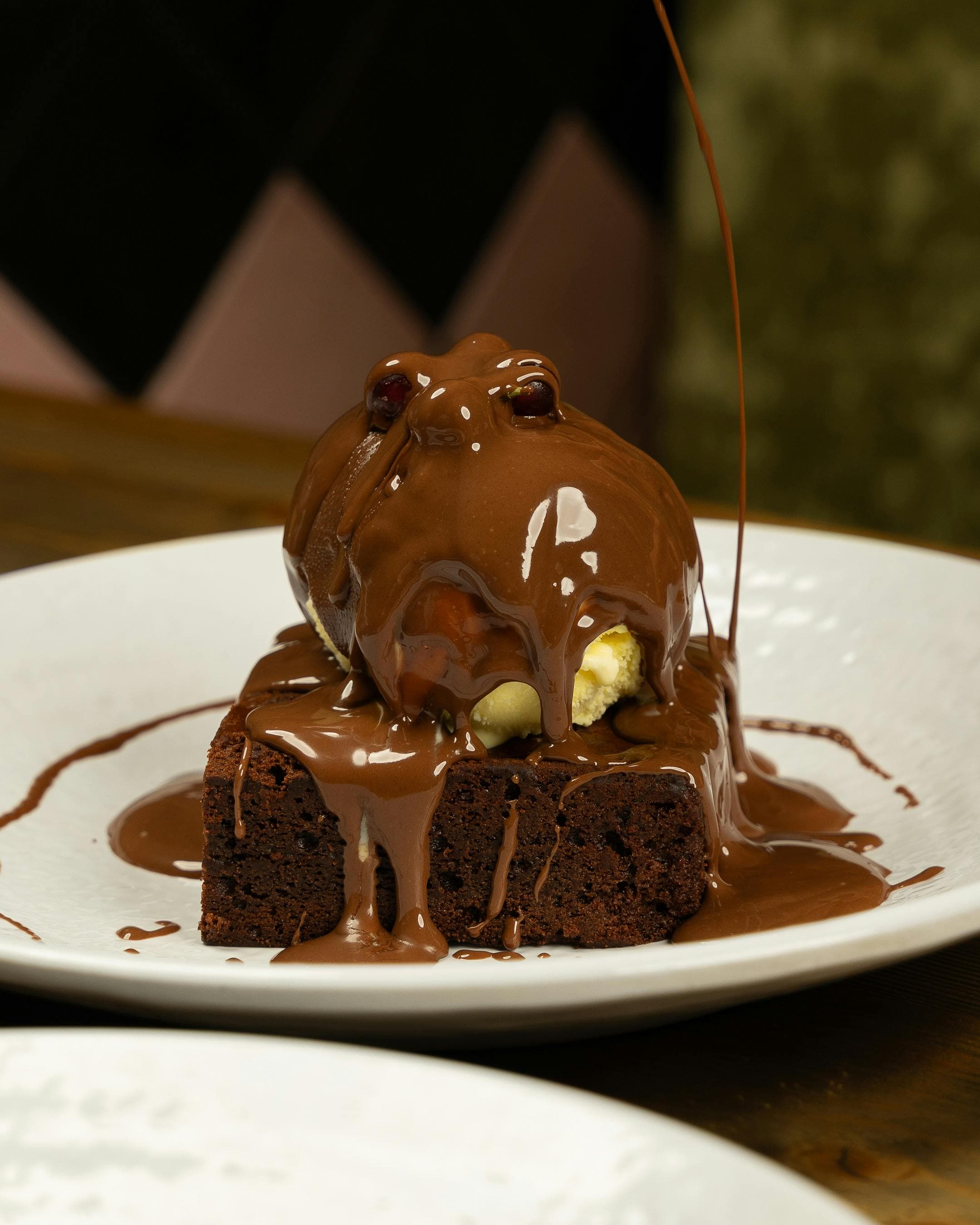 Brownie con Helado